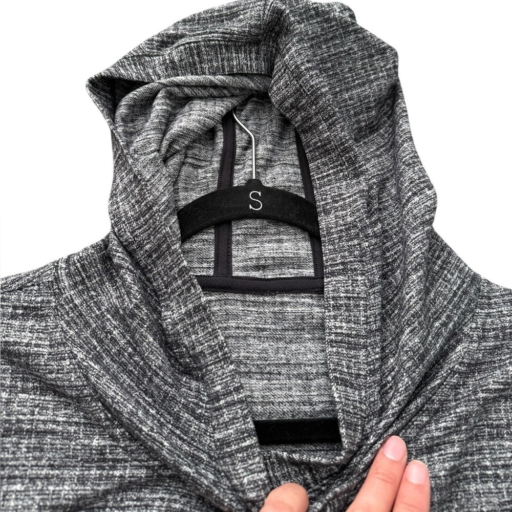 Lululemon Hooded Long Sleeve Shirt Heather Grey - Picture 11 of 12